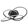 Plafonnier Globo PANDA LED Noir, 1 lumière