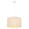 Suspension Globo PINNI Blanc, 1 lumière