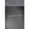 Suspension Trio Salinas LED Nickel mat, 1 lumière