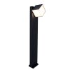 Borne lumineuse Lutec CUBA LED Noir, 1 lumière Borne lumineuse Lutec CUBA LED Noir, 1 lumière