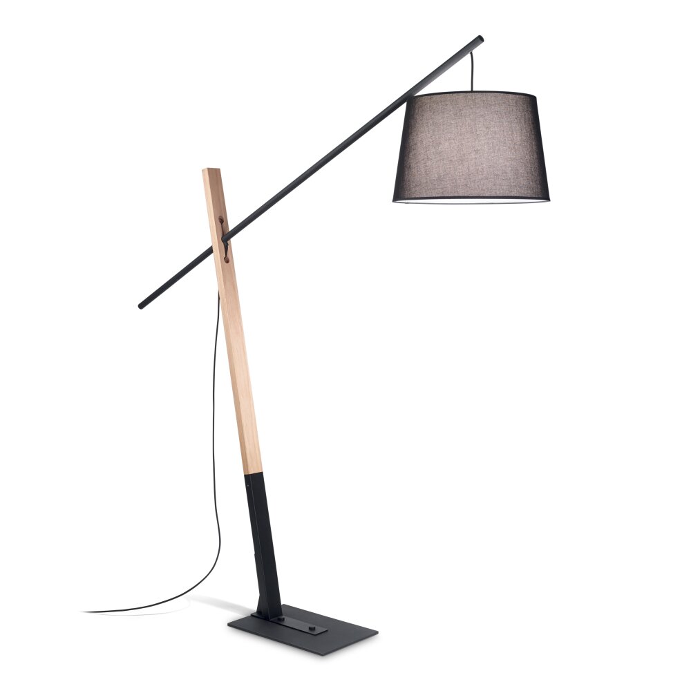 Lampadaire Ideallux EMINENT Bois foncé, Noir, 1 lumière main product photo