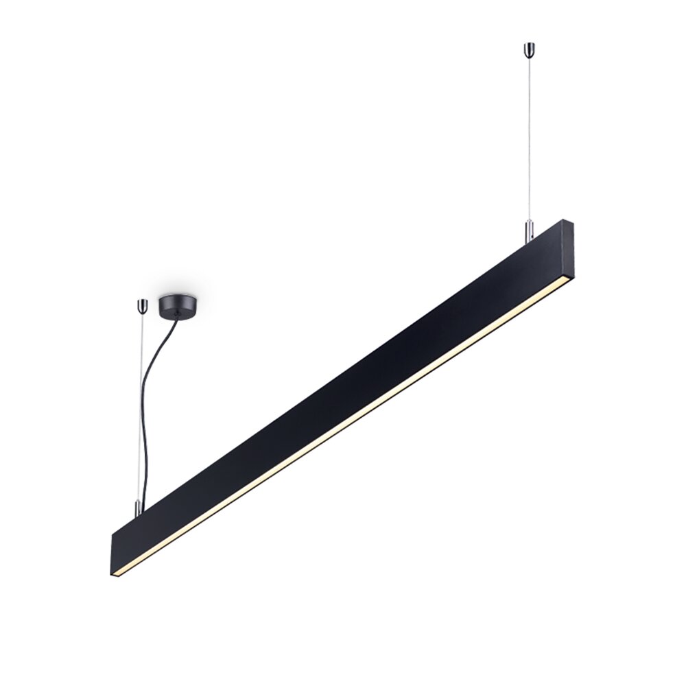 Suspension Ideallux LINUS LED Noir, 1 lumière main product photo