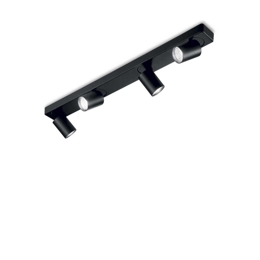 Plafonnier Ideallux RUDY Noir, 4 lumières main product photo