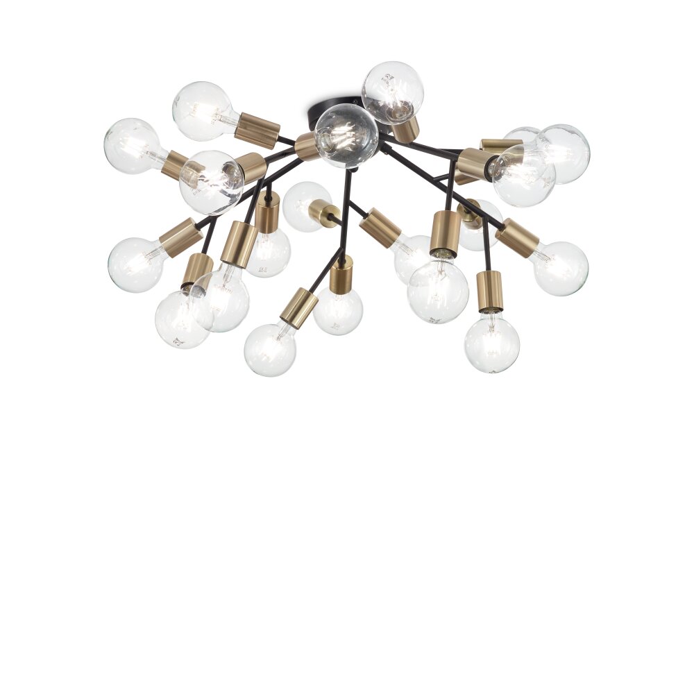 Plafonnier Ideallux SPARK Noir, 20 lumières main product photo