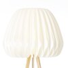 Lampadaire Brilliant Inna Bois clair, Blanc, 1 lumière