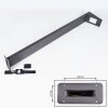 Borne lumineuse Matlava LED Anthracite, 1 lumière