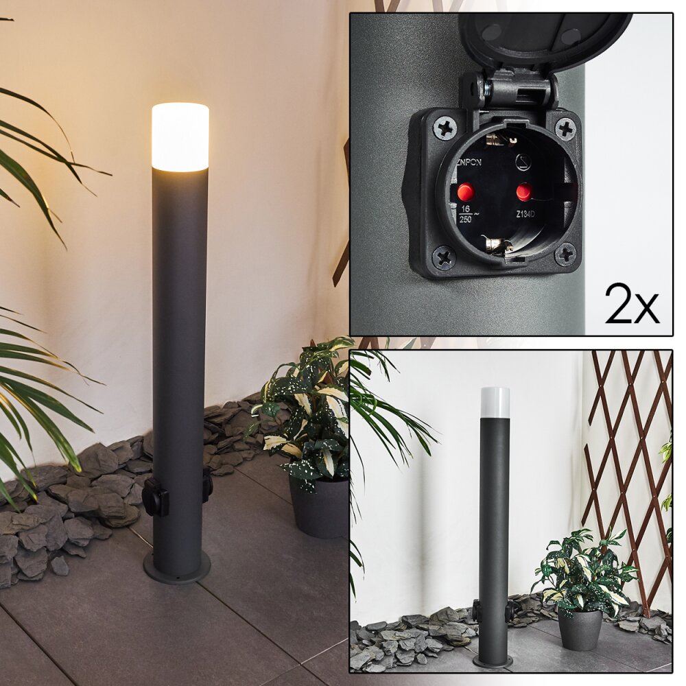 Borne lumineuse Buhrkall Anthracite, 1 lumière main product photo
