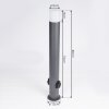 Borne lumineuse Buhrkall Anthracite, 1 lumière