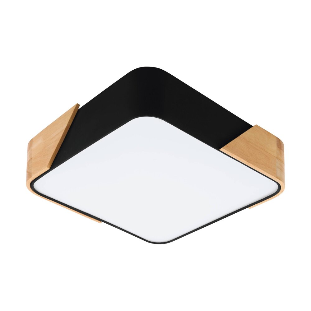 Plafonniers Eglo GRIMALDINO Bois clair, Noir, 2 lumières main product photo