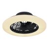 Ventilateur de plafond Globo TRAVO LED Noir, 1 lumière, Télécommandes