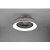Ventilateur de plafond Reality Farsund LED Gris, 1 lumière, Télécommandes