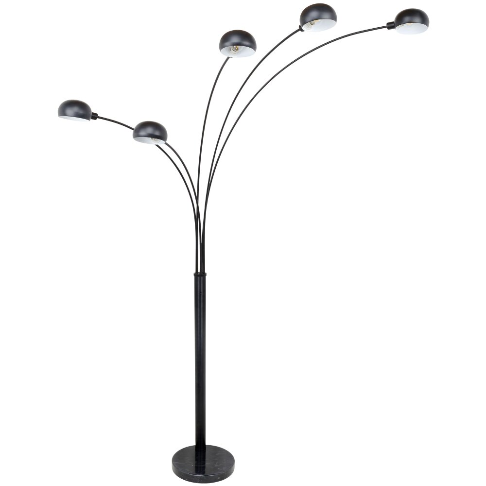 Lampadaire Globo SEYMOUR Noir, 5 lumières main product photo