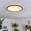 Plafonnier Boyero LED Noir, 1 lumière