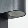 Borne lumineuse Kingstown Anthracite, 1 lumière