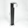 Borne lumineuse Swanek LED Noir, 1 lumière