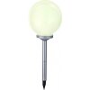 lampe solaire Globo SOLAR LED Argenté, 4 lumières