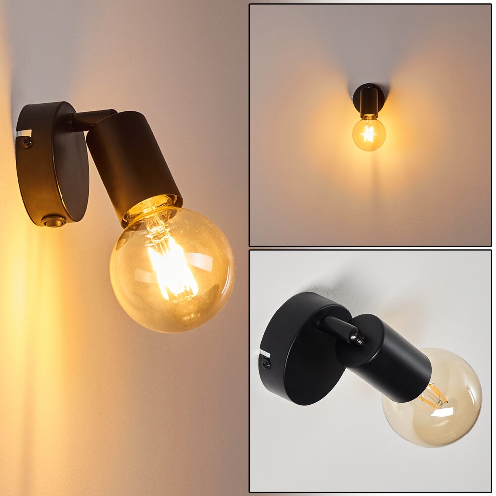 Applique murale Maidford Noir, 1 lumière main product photo