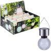 lampe solaire Globo LED Acier inoxydable, 1 lumière, Changeur de couleurs