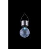 lampe solaire Globo LED Acier inoxydable, 1 lumière, Changeur de couleurs