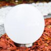 boule lumineuse Solar LED Acier inoxydable, 2 lumières