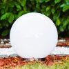 boule lumineuse Solar LED Acier inoxydable, 2 lumières