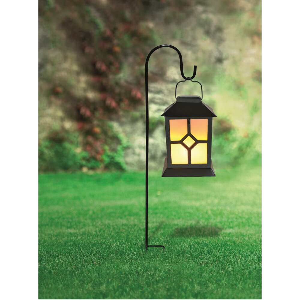 Lampe solaire Globo KATZE LED Noir main product photo
