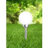 boule lumineuse Globo Solar LED Argenté, 1 lumière