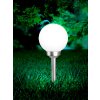 boule lumineuse Globo Solar LED Argenté, 1 lumière