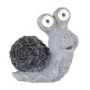 Lampe solaire Globo SCHNECKE LED Gris, 2 lumières