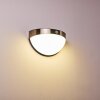 Lampe solaire Basra LED Chrome, 1 lumière, Détecteur de mouvement