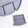 Lampe solaire Basra LED Chrome, 1 lumière, Détecteur de mouvement