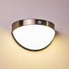 Lampe solaire Basra LED Chrome, 1 lumière, Détecteur de mouvement
