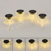 Set de 24 lampes solaires Benson LED Noir, 1 lumière