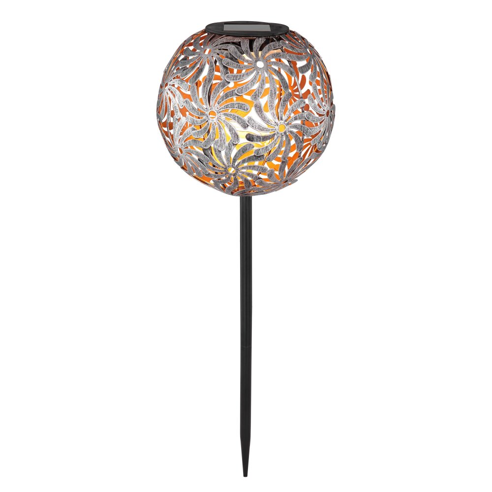 lampe solaire Globo SOLAR LED Argenté, 1 lumière main product photo