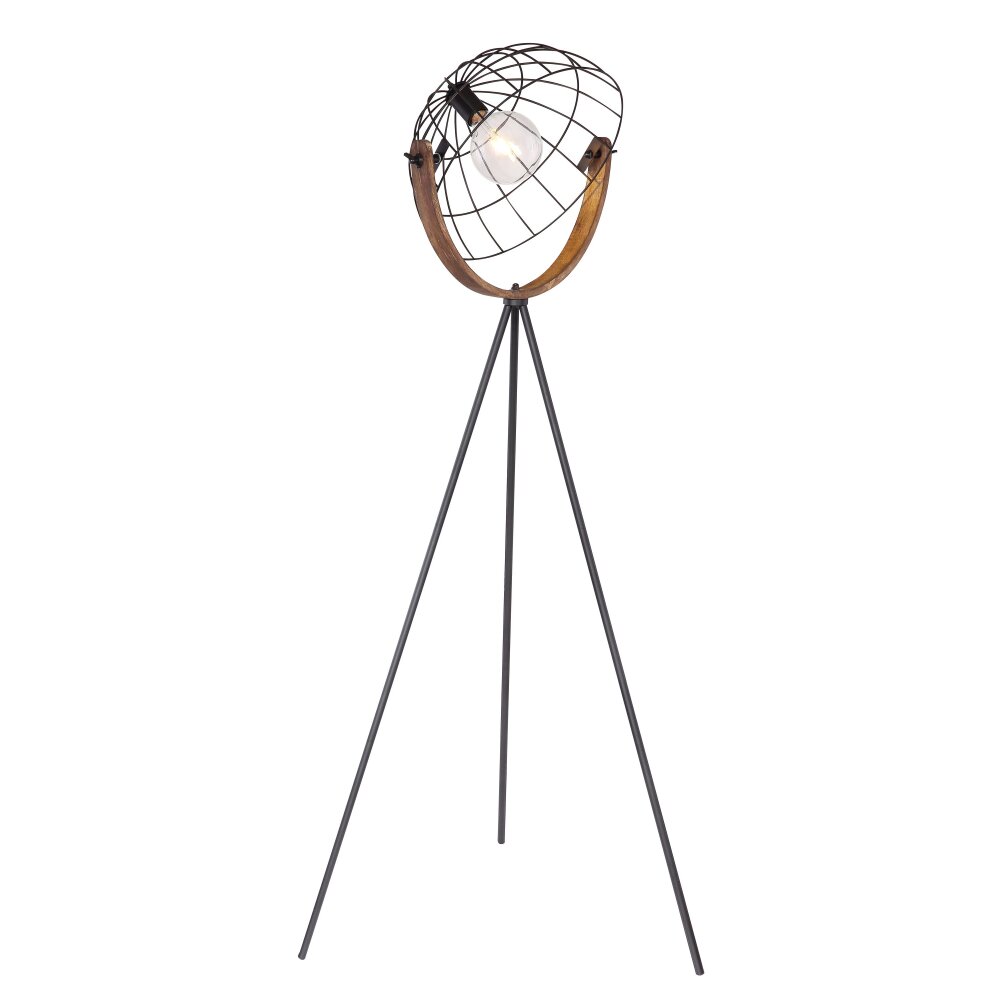 Lampadaire Globo NETTY Noir, 1 lumière main product photo