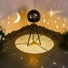 lampe solaire Paralia LED Noir, 1 lumière