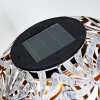 lampe solaire Gilbert LED Argenté, 1 lumière