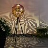 lampe solaire Gilbert LED Noir, 1 lumière