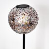 lampe solaire Paradiski LED Noir, 1 lumière