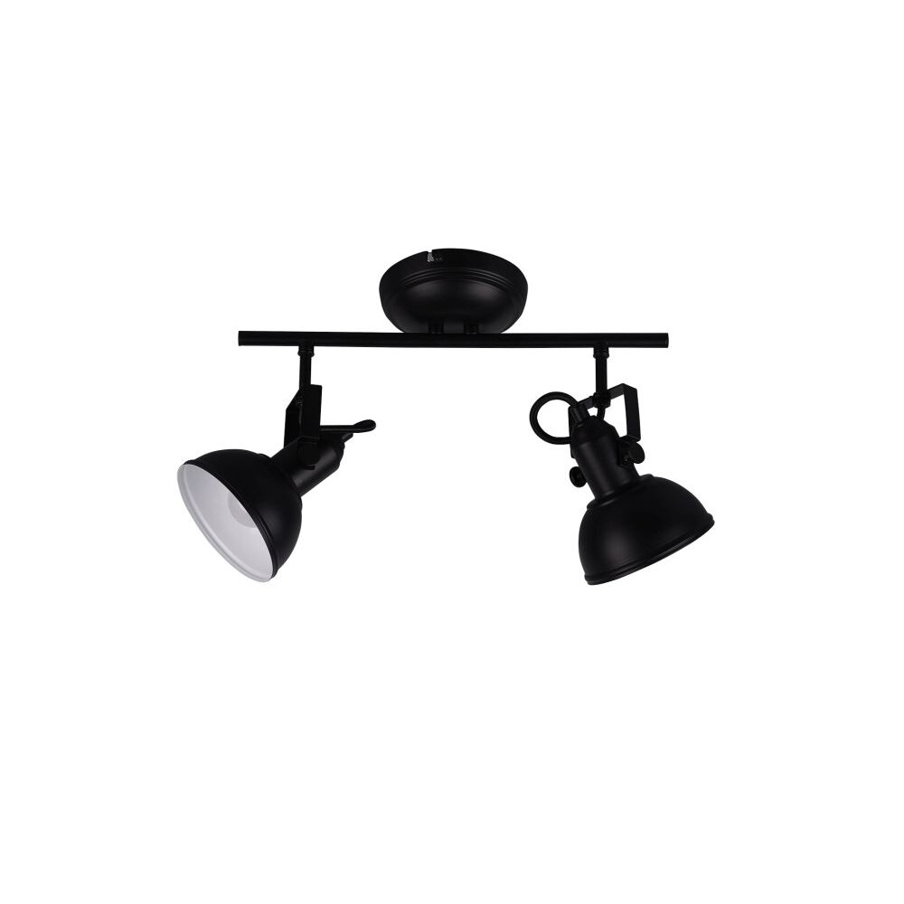 Spot Reality GINA Noir, 2 lumières main product photo