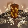 lampe solaire Parikia LED Brun, 1 lumière