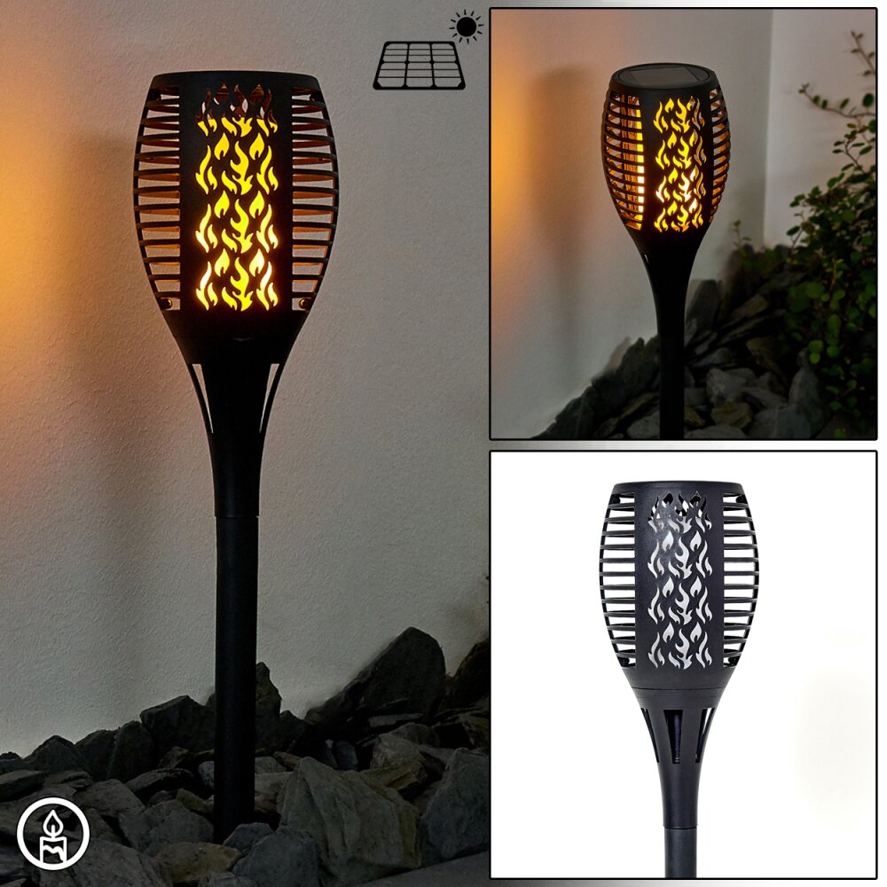 Borne lumineuse Joinville LED Noir, 1 lumière main product photo