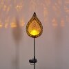 lampe solaire Protaras LED Cuivre, Noir, 1 lumière