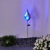lampe solaire Rovinj LED Argenté, 1 lumière