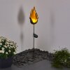 lampe solaire Rovinj LED Noir doré, 1 lumière