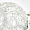 Borne lumineuse Carbonia LED Argenté, 2 lumières, Changeur de couleurs