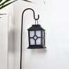 lampe solaire Folgarida LED Noir, 64 lumières