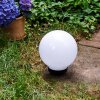boule lumineuse Campinas LED Noir, Blanc, 1 lumière