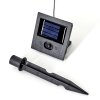 lampe solaire Rapallo LED Argenté, 30 lumières