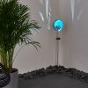 lampe solaire Lodz Bleu, Noir, 1 lumière